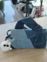 Малка дънкова чанта + ключодържател, снимка 2