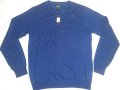 Mario Conti Berto merino V neck (XL) мъжки пуловер 100% Merino Wool 