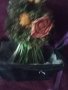 Ръчно плетена кошничка с цветя, снимка 4