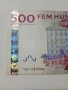 ШВЕЦИЯ БАНКНОТА 500 КРОНИ 2001 Г , снимка 3
