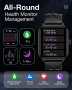 Нов Смарт часовник за мъже жени 1.83инча Android iPhone Подарък, снимка 7