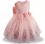 Детска рокля ,цвят пъпеж, снимка 1 - Детски рокли и поли - 33963631