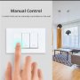 Smart WiFi стенен превключвател с неутрален бутон Гласово управление, снимка 4