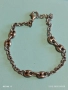 Красива сребърна гривна с плетка тип Gucci Chain ювелирна изработка нежна 35512, снимка 4