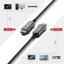 ATZEBE оптичен Hdmi кабел HDMI to HDMI fiber optic 30M нов, снимка 3