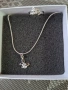 Сребърно колие с пръстен, снимка 1