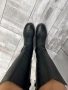 Черни ботуши от естествена кожа, снимка 4