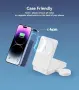 INMOZATA 3-в-1 магнитна безжична зарядна станция 15W за телефон, Apple Watch и AirPods, снимка 8