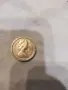 One Pound 1983 с грешка при сеченето на монетата  , снимка 3