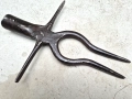 Старо ковано земеделско  сечиво, снимка 3