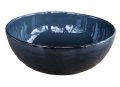 Промо пакет 6 бр. Порцеланова купа за салата, тъмно синя 22 см. 1 литър внос Португалия, преоценка, снимка 2