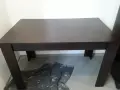 трапезата маса 140/70/76 кафява, снимка 1