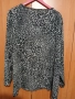 4xl ЕФЕКТНА БЛУЗКА В СИВ ЦВЯТ С ЛЕОПАРДОВ ПРИНТ/ръкавите се скъсяват/, снимка 4