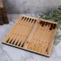 Нов Дървен Шах / Табла /Дървени Фигури /Настолна Игра - 30см, снимка 3