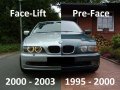 Държачи Водачи Щипки Релси Фарове за BMW 5-та серия e39 1995 до 2003 е39 БМВ Хела Hella 63120027924, снимка 1