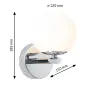 Черен LED аплик Paulmann 71074 Gove, 5 W, 400 lm, 3000 K, IP44, снимка 7
