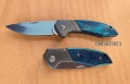 Сгъваем нож / синя дръжка /, снимка 6