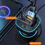 FM трансмитер 12V/24V с 2 USB Type-C и кабел с 3 накрайника, снимка 2