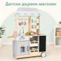 Детски дървен магазин и фуудтрак с ледогенератор и аксесоари, снимка 5