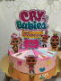 Картонена торта Плачещи бебета Cry Babies , снимка 1 - Други - 36224447