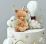 3D срамежливо коте котка силиконов молд форма свещи гипс сапун смола фондан декорация торта , снимка 1