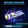 Супер ярка T5 Led крушка 3SMD 3030 светлина Лампа за арматурното табло на кола индикатор за осветява, снимка 7