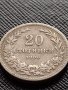 МОНЕТА 20 стотинки 1906г. КНЯЖЕСТВО БЪЛГАРИЯ СТАРА РЯДКА НАД СТОГОДИШНА ЗА КОЛЕКЦИЯ 36258, снимка 1