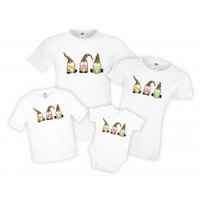 Семеен Комплект Тениски Великден, Джуджета Easter Gnomes,Великден,Празник,Заек,Яйце,Easter,, снимка 1 - Тениски - 36353526
