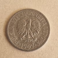 20 Гроша 1967 г. Полша, снимка 2 - Нумизматика и бонистика - 41242239