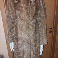 Луксозно дамско палто естествен косъм норка , снимка 1 - Палта, манта - 42721885