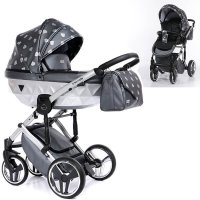 Бебешка количка Junama Glow 2в1, 3в1 НОВА, снимка 4 - Детски колички - 42081792