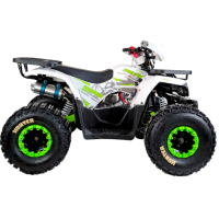 Бензиново ATV 150 кубика Demon Hunter - Green/White, снимка 2 - Мотоциклети и мототехника - 44775471