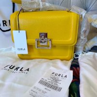 Жълта чанта Furla, снимка 1 - Чанти - 41685561