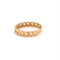 Златен дамски пръстен 1,67гр. размер:57 14кр. проба:585 модел:17791-6, снимка 2 - Пръстени - 41486050