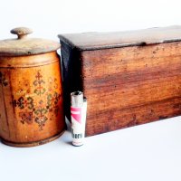 Стари дървени кухненски кутии -Царство България., снимка 1 - Други ценни предмети - 39693595