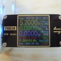 Професионален USB тестер  FNIRSI FNB38.  Българско упътване, снимка 8 - Друга електроника - 42572508