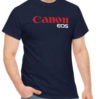Тениска с декоративен печат - Canon EOS, снимка 10 - Тениски - 44164761