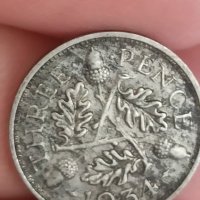 3 пенса 1934 г сребро Великобритания , снимка 1 - Нумизматика и бонистика - 41566284
