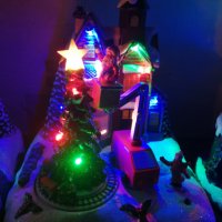 Коледни LED светещи сцени с 8 Коледни мелодии на MAGIC VILLAGЕ., снимка 13 - Декорация за дома - 42599090