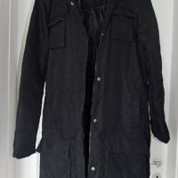 Дамско черно зимна яке с качулка Vero Moda Jeans, снимка 2 - Якета - 41185828