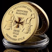 Монети - немски позлатени монети , снимка 10 - Нумизматика и бонистика - 36925844
