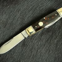 Колекционерски джобен сгъваем нож с три остриета RR Whittler Tortoise. (RR2435), снимка 1 - Ножове - 44274948