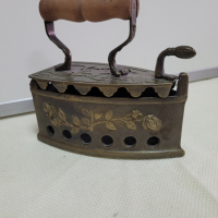 бронзова битова ютия на жар, снимка 8 - Антикварни и старинни предмети - 44518930