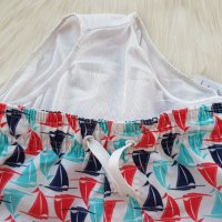 Детски бански 3-4 години - шорти, плажна блуза и чехли, снимка 10 - Детско бельо и бански  - 41780217