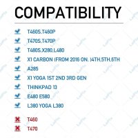 Тракпоинт Lenovo ThinkPad T480s T470s T470p T460s T460p X280 X1 Carbon 2016 X1 Yoga P50 P70 S2 L480 , снимка 9 - Други - 26384046