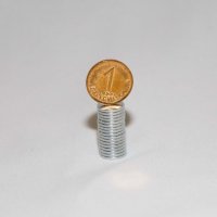 Неодимов магнит 9,5x1,15mm МАГНИТ неодимов N52, magnit, снимка 3 - Други машини и части - 41654227