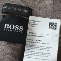 Hugo Boss Bono Polo Virgin Wool Finest Italian Yarn  Mens Size 2XL НОВО! ОРИГИНАЛ! Мъжки Тънък Пулов, снимка 6 - Пуловери - 39241981