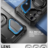 Калъф i-Blason Armorbox за Samsung Galaxy S24 (2024 г.), метален капак за камера и стойка, черен, снимка 4 - Калъфи, кейсове - 44295799