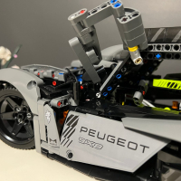 LEGO Technic PEUGEOT 9X8 24H Le Mans Hybrid Hypercar 1775 части, снимка 7 - Конструктори - 44796312