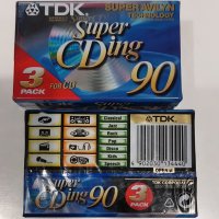 Аудио касети TDK SA / Super Avilyn Cd-ing 90мин , снимка 1 - Аудио касети - 39198356